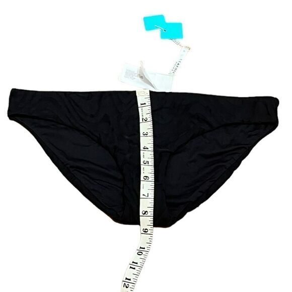 Seafolly Australia Women’s Black Hipster Second Wave Swim Bottoms, Size 10, NWT - Picture 9 of 10